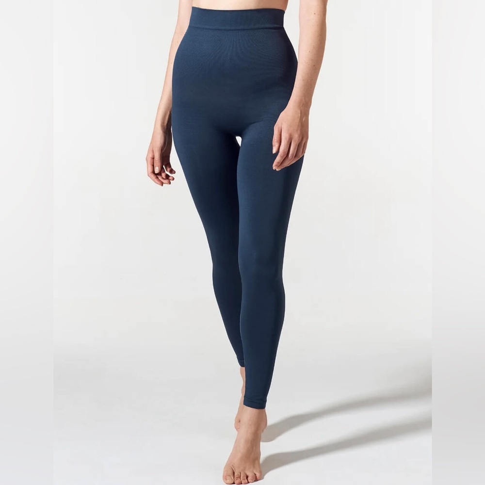BLANQI everyday high waist postpartum nursing support leggings M storm maternity